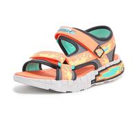 Skechers Sandalo Mega-Splash 4k Bambino, Arancione/Nero., 5 Big Kid