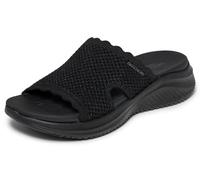 Skechers Sandalo Piatto da Donna Ultra Flex 3.0 Bring It Nero, 37,5 EU