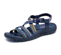 Skechers Reggae-Sew Me-Boho Woven Strappy Slingback, Sandali Donna, Colore: Blu Navy, 39 EU