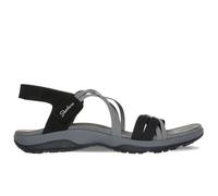 Skechers Sandalo Reggae Slim Nero/Grigio da Donna 38 Nero