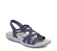 Skechers - Sandalo Reggae Slim Simply Stretch da donna, Navy, 42 EU