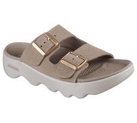 Skechers Sandalo Slide Donna, Colore: tortora scuro., 38 EU