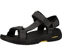 Skechers Sandalo Uomo 204351 LOMELL-RIP Tide (Nero, numeric_42)