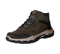 Skechers Santoro Hopkins, Stivali da Escursionismo Uomo, Olive Leather/Synthetic/Mesh, 41.5 EU