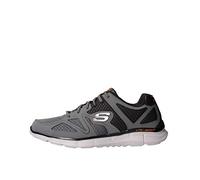 Skechers Satisfaction 58350-bbk Sneaker da Uomo, Grigio., 41.5 EU