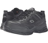 Skechers Scarpa da Lavoro Soft Stride Grinnel da Uomo, Nero, 39.5 EU