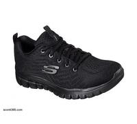 Skechers Scarpa Graceful-Get Connected colore Nero calzata comoda (WIDE)