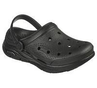 Skechers Scarpa in Legno da Donna con Arco Plantare, Nero, 41 EU