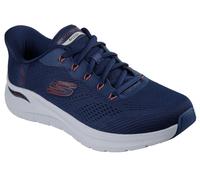 Skechers Scarpa Slip On da Uomo Arco Fit 2.0 Lestur Slip-Ins IN Blu Scuro / Red,