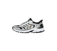 SKECHERS Scarpa sportiva 'Stamina' nero / argento Uomo SKECHERS 45