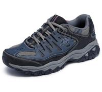 Skechers Scarpe Afterburn M. Fit da Uomo, Navy, 8.5 X-Wide