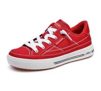 Skechers Arch Fit Arcade-Arcata, Scarpe da Ginnastica Donna, Rosso Viaggio Tinta Unita Getaway Solids, 35 EU