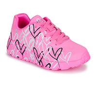 Skechers Scarpe bambini JGOLDCROWN: UNO LITE - METALLIC LOVE in Rosa 35