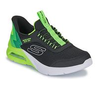 Skechers Scarpe bambini SLIP-INS: MICROSPEC MAX - BRISK-STRIPE in Nero 35