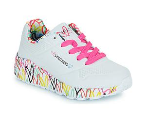 Skechers Scarpe bambini UNO LITE - LOVELY LUV in Bianco 32