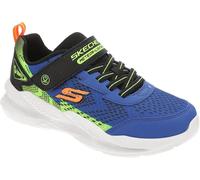 SKECHERS SCARPE BAMBINO SNEAKERS MEMORY FOAM METEOR 2.0 LIGHTS (401490LBLBK-BL)