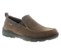 Skechers Scarpe Casual Uomo Harper Forde - Memory Schiuma Marrone Scuro Taglia