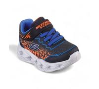 SKECHERS SCARPE CON LUCI BAMBINO VORTEX 2.0 400603N BLU ARANCIO DAL 21 AL 26