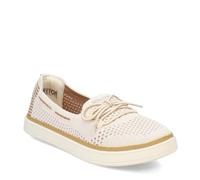 Skechers Scarpe da Barca Coastal-Drive Donna, Bianco Sporco, 38.5 EU
