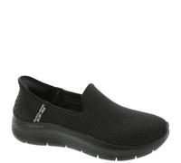 Skechers Scarpe da Donna Hands Free Slip-ins® Go Walk® Flex - Relish, Nero, 9.5 Narrow