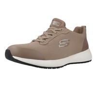 Skechers Squad SR, Scarpe Antinfortunistiche Professionali Donna, Tortora, 36 EU