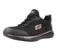 Skechers Scarpe da ginnastica Donna Squad Sr (77222EC) Nero Flat Knit Rosa Oro Taglia 38 EU