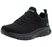 Skechers Scarpe da Ginnastica Bobs Unity Sleek Revive da Uomo, Finitura in Maglia Nera, 47.5 EU