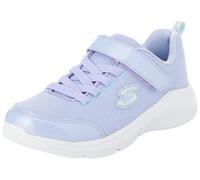Skechers Scarpe da Ginnastica da Corsa da Bambina, Lavanda Sparkle Mesh Turchese Trim, 10 UK Child