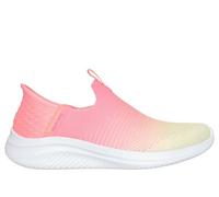 Skechers Scarpe da Ginnastica da Donna, Beauty Blend Rosa Fluo Giallo, 37 EU