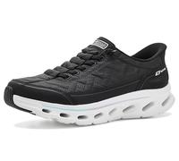 Skechers Scarpe da Ginnastica da Donna Go Walk Glide-Step 2.0 Cozy Walker, Nero, 38