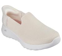 Skechers Scarpe da Ginnastica da Donna Go Walk Joy Vela Slip-ins, Bianco Crema, 38 EU