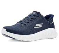 Skechers Scarpe da Ginnastica da Donna Go Walk Now Khloe, Navy Textile White Trim, 41 EU