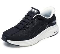 Skechers Scarpe da Ginnastica da Donna in Schiuma con vestibilità Comoda e Senza Mani, Nero/Bianco, 9