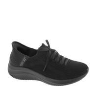 Skechers Scarpe da Ginnastica da Donna Senza Mani Ultra Flessibili 3.0 - Brilliant Path Sneaker, Nero/Nero, 6.5 Wide