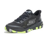 Skechers Scarpe da Ginnastica da Donna Viper Court PRO Pickleball, Nero, 38.5 EU