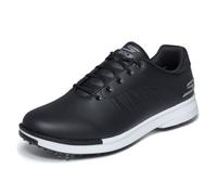 Skechers Scarpe da Ginnastica Uomo Tempo – Impermeabili da Golf – Nero 46 EU Larga