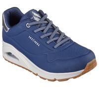 Skechers Sneaker da donna UNO-Shimmer Away, Blu Nvy Slvr, 42 EU
