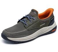 Skechers Scarpe da Ginnastica da Uomo Meroe-Alden, Oliva, 7.5
