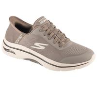 Skechers Scarpe da Ginnastica da Uomo Senza Mani Go Walk Arch Fit 2.0-Simplicity 2, Marrone, 43 EU