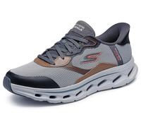 Skechers Scarpe da Ginnastica da Uomo Senza Mani Go Walk Glide-Step 2.0-Zac, Grigio, 7.5 X-Wide