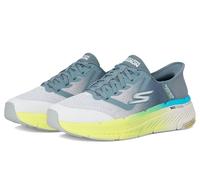 Skechers Scarpe da Ginnastica da Uomo Senza Mani libere Max Cushion Premier 2.0, Grigio/Multicolore, 45 EU