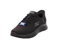 Skechers Scarpe da Ginnastica Go Walk Flex New World da Uomo, Nero, 47 EU