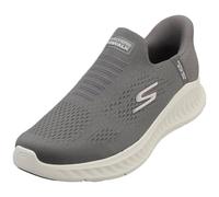 Skechers Scarpe da Ginnastica Go Walk Now Sauntered da Uomo, Tessuto Sintetico Carbone, 41 EU