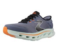 Skechers Go Walk Glide-Step 2.0 Zander, Scarpe da Ginnastica Uomo, Navy And Orange Textile/Synthetic, 46 EU