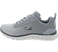 Skechers Scarpe da Ginnastica Track Ripkent Uomo, Grigio Chiaro Mesh Sintetico, 48.5 EU