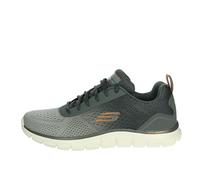 Skechers Traccia Ripkent, Sneaker Uomo, Olive Mesh Sintetico, 45.5 EU