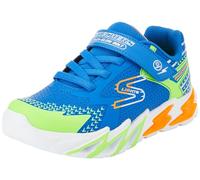 Skechers Scarpe da Ginnastica Unisex per Bambini, Royal Synthetic Textile Lime Arancione e, 37 EU