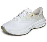 Skechers Scarpe da Golf da Donna Go Golf con Tomaia Sintetica con Lacci, Colore: Naturale, Taglia 36