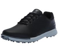 Skechers - Scarpe da Golf da Uomo Tempo Spikeless, Impermeabili e Leggere, Nero/Grigio, 41.5 EU