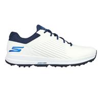Skechers Scarpa da Golf da Uomo Elite 5 GF, Ginnastica, Finiture Sintetiche Bianche Blu Navy, 43 EU